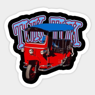 Tuk Tuk Scooter Sticker